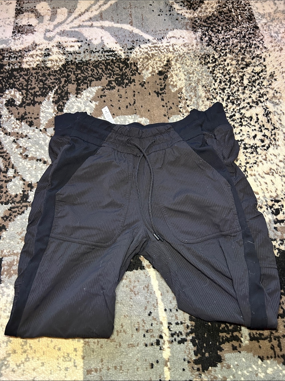 lululemon athletica Black Slim Track Joggers